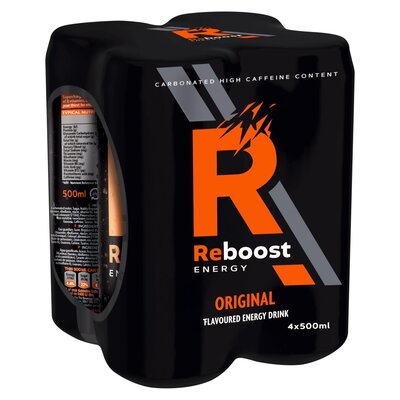 REBOOST ENERGY DRINK 4X500ML